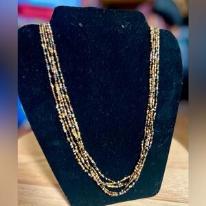 African Handmade Multi-layered Beaded Necklace GORGEOUS!!​​